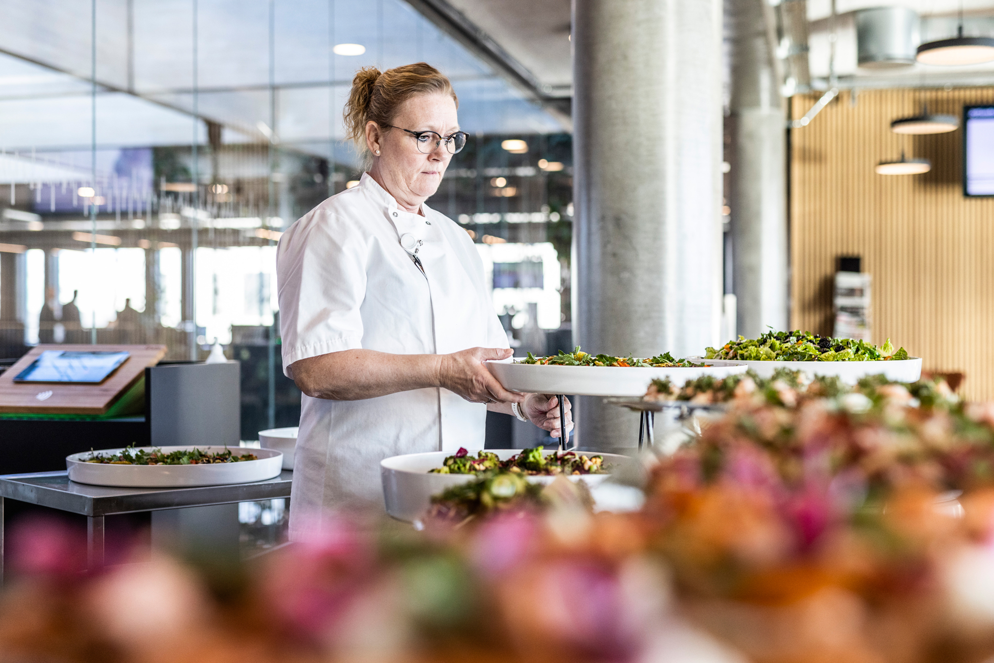 Buffet gøres klar