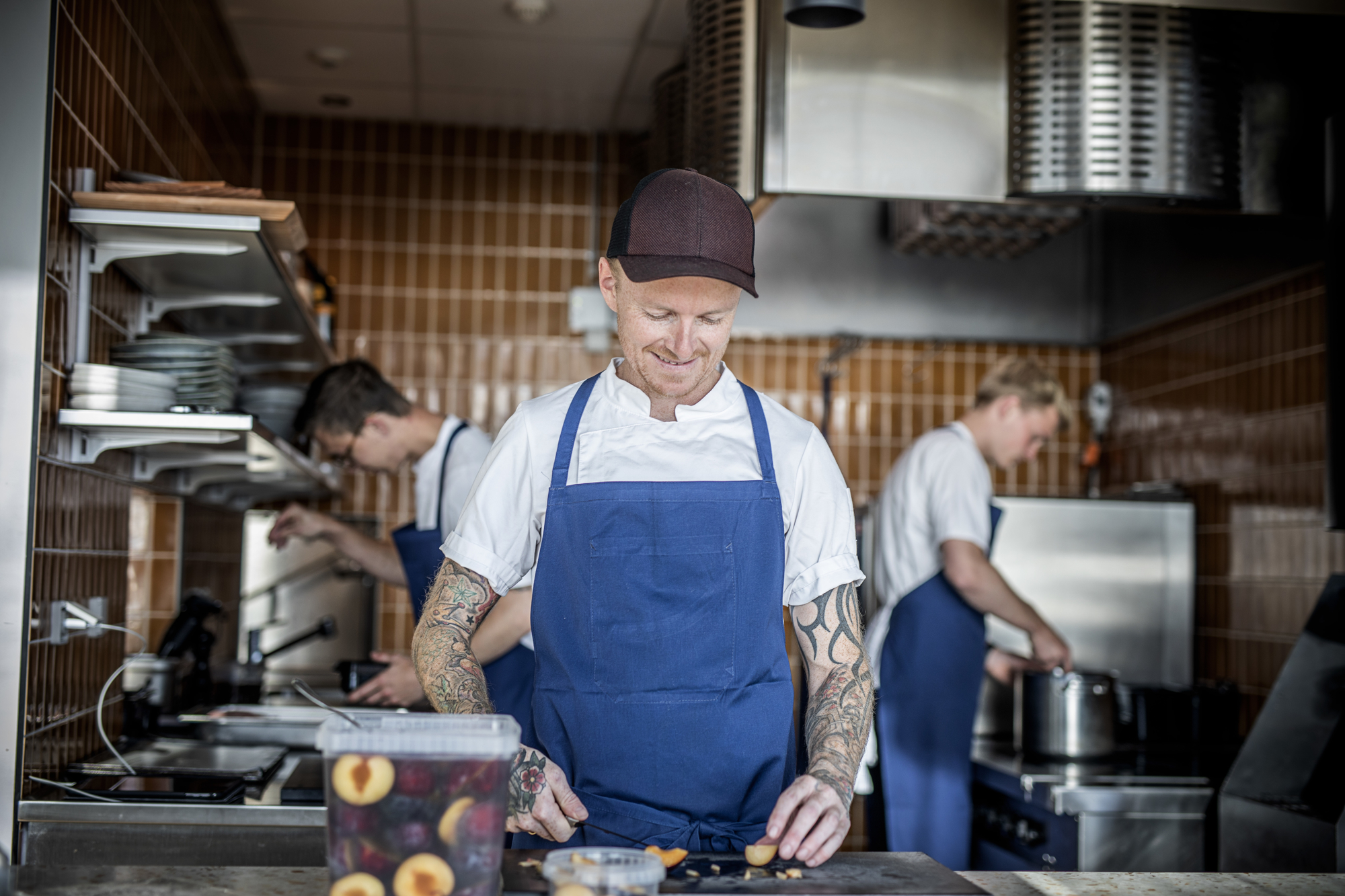 René Mammen i køkkenet